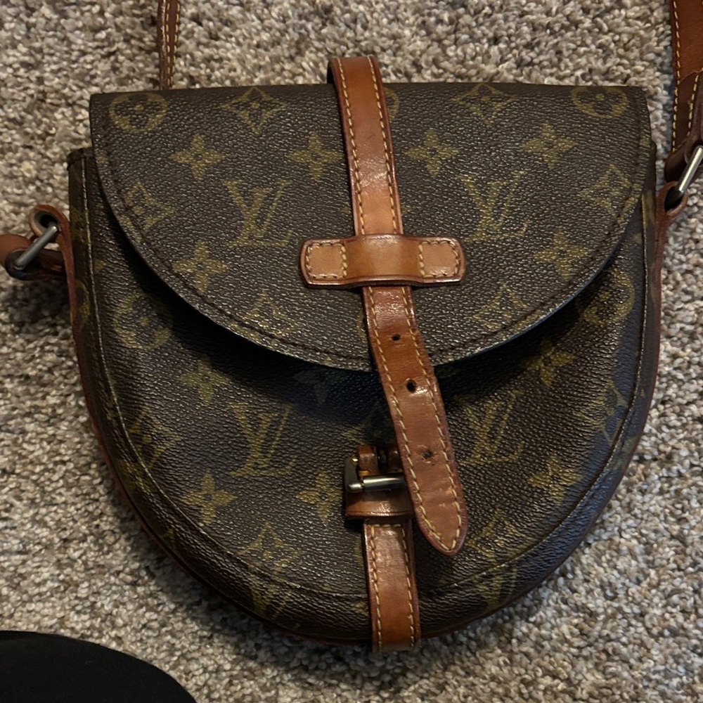 Brown Monogram Crossbody Bag